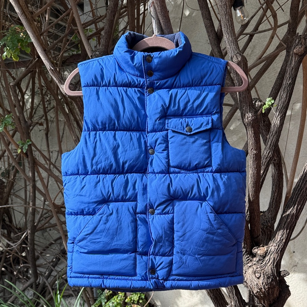 GAP Kids Vibrant Blue Quilted Vest